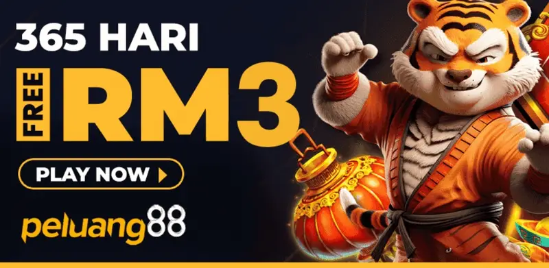 Peluang88 free credit RM3